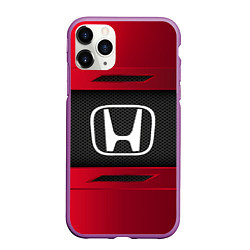 Чехол iPhone 11 Pro матовый Honda Sport, цвет: 3D-фиолетовый