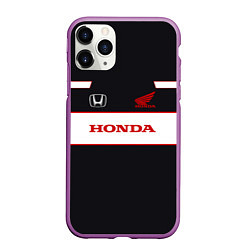 Чехол iPhone 11 Pro матовый Honda Sport, цвет: 3D-фиолетовый