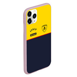 Чехол iPhone 11 Pro матовый Italy Lamborghini, цвет: 3D-розовый — фото 2