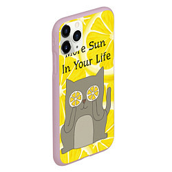 Чехол iPhone 11 Pro матовый More Sun In Your Life, цвет: 3D-розовый — фото 2