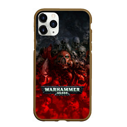 Чехол iPhone 11 Pro матовый Warhammer 40000: Dawn Of War, цвет: 3D-коричневый