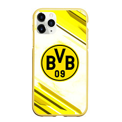 Чехол iPhone 11 Pro матовый Borussia, цвет: 3D-желтый