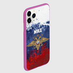 Чехол iPhone 11 Pro матовый МВД, цвет: 3D-фиолетовый — фото 2