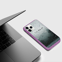 Чехол iPhone 11 Pro матовый The Rain, цвет: 3D-фиолетовый — фото 2