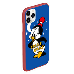 Чехол iPhone 11 Pro матовый Trally Wally, цвет: 3D-красный — фото 2