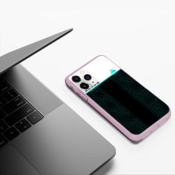 Чехол iPhone 11 Pro матовый AX400: Detroit Human, цвет: 3D-розовый — фото 2