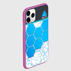 Чехол iPhone 11 Pro матовый Become Human RK800, цвет: 3D-фиолетовый — фото 2