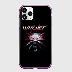 Чехол iPhone 11 Pro матовый Witcher 2077, цвет: 3D-фиолетовый