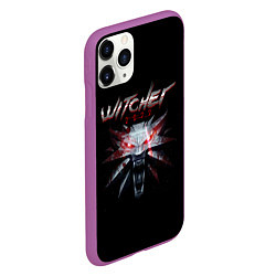 Чехол iPhone 11 Pro матовый Witcher 2077, цвет: 3D-фиолетовый — фото 2