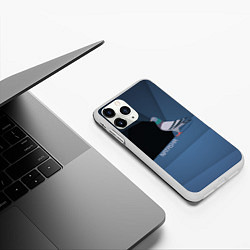 Чехол iPhone 11 Pro матовый Natasha Style, цвет: 3D-белый — фото 2