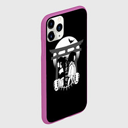 Чехол iPhone 11 Pro матовый Унесённые призраками, цвет: 3D-фиолетовый — фото 2