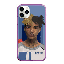 Чехол iPhone 11 Pro матовый XXXTentacion Art, цвет: 3D-фиолетовый