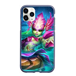 Чехол iPhone 11 Pro матовый Nami: LoL, цвет: 3D-серый