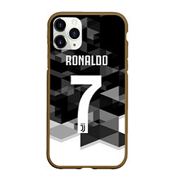 Чехол iPhone 11 Pro матовый CRonaldo 7, цвет: 3D-коричневый