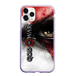 Чехол iPhone 11 Pro матовый God of War: Kratos, цвет: 3D-светло-сиреневый