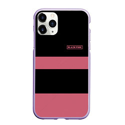 Чехол iPhone 11 Pro матовый Black Pink: Jennie 96, цвет: 3D-светло-сиреневый