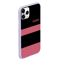 Чехол iPhone 11 Pro матовый Black Pink: Jennie 96, цвет: 3D-светло-сиреневый — фото 2