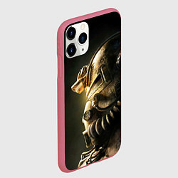 Чехол iPhone 11 Pro матовый Армированный шлем, цвет: 3D-малиновый — фото 2