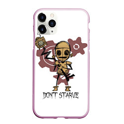 Чехол iPhone 11 Pro матовый Don't Starve: WX-78, цвет: 3D-розовый