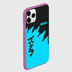 Чехол iPhone 11 Pro матовый GODZILLA, цвет: 3D-фиолетовый — фото 2