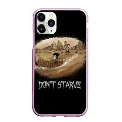 Чехол iPhone 11 Pro матовый Don't starve stories, цвет: 3D-розовый