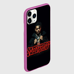Чехол iPhone 11 Pro матовый Smokepurpp, цвет: 3D-фиолетовый — фото 2