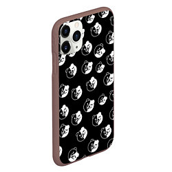 Чехол iPhone 11 Pro матовый MONOKUMA, цвет: 3D-коричневый — фото 2