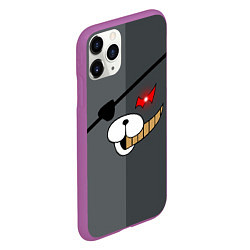 Чехол iPhone 11 Pro матовый KUROKUMA, цвет: 3D-фиолетовый — фото 2