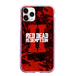 Чехол iPhone 11 Pro матовый Red Dead Redemption: Part II, цвет: 3D-розовый