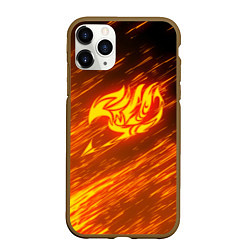 Чехол iPhone 11 Pro матовый NATSU DRAGNEEL, цвет: 3D-коричневый