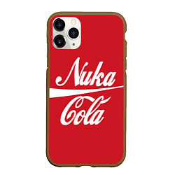 Чехол iPhone 11 Pro матовый Nuka Cola, цвет: 3D-коричневый