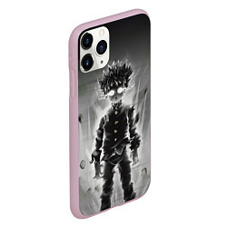 Чехол iPhone 11 Pro матовый Mob Psycho, цвет: 3D-розовый — фото 2