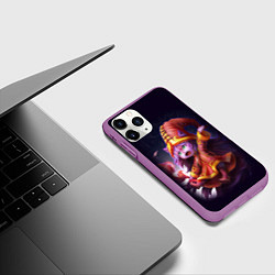 Чехол iPhone 11 Pro матовый Lulu League of Legends, цвет: 3D-фиолетовый — фото 2