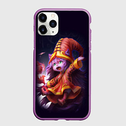 Чехол iPhone 11 Pro матовый Lulu League of Legends, цвет: 3D-фиолетовый