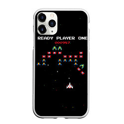 Чехол iPhone 11 Pro матовый Galaga: 987 points, цвет: 3D-белый