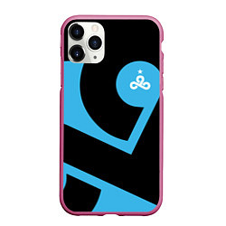 Чехол iPhone 11 Pro матовый CS:GO - Cloud9 the form 2018-2019, цвет: 3D-малиновый