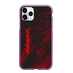 Чехол iPhone 11 Pro матовый Cyberpunk 2077: Red Breaks