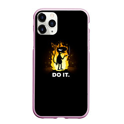 Чехол iPhone 11 Pro матовый Disenchantment: Do it, цвет: 3D-розовый