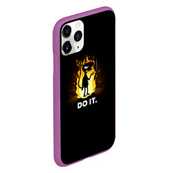 Чехол iPhone 11 Pro матовый Disenchantment: Do it, цвет: 3D-фиолетовый — фото 2