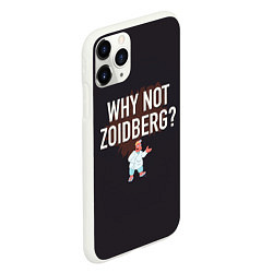 Чехол iPhone 11 Pro матовый Why not Zoidberg?, цвет: 3D-белый — фото 2