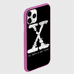 Чехол iPhone 11 Pro матовый The Truth Is Out There, цвет: 3D-фиолетовый — фото 2