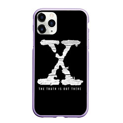 Чехол iPhone 11 Pro матовый The Truth Is Out There, цвет: 3D-светло-сиреневый