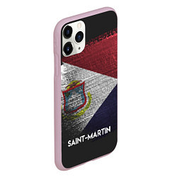 Чехол iPhone 11 Pro матовый Saint Martin Style, цвет: 3D-розовый — фото 2