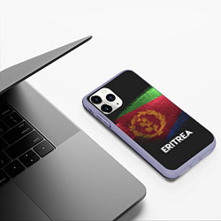 Чехол iPhone 11 Pro матовый Eritrea Style, цвет: 3D-светло-сиреневый — фото 2