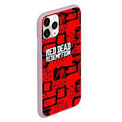 Чехол iPhone 11 Pro матовый Red Dead Redemption 2, цвет: 3D-розовый — фото 2