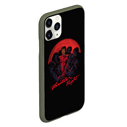 Чехол iPhone 11 Pro матовый Michael Jackson: Thriller, цвет: 3D-темно-зеленый — фото 2