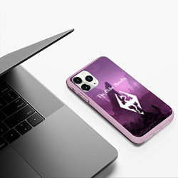 Чехол iPhone 11 Pro матовый The Elder Scrolls, цвет: 3D-розовый — фото 2