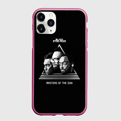 Чехол iPhone 11 Pro матовый The Black Eyed Peas, цвет: 3D-малиновый