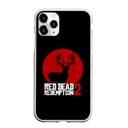 Чехол iPhone 11 Pro матовый RDR 2: Sunshine Deer, цвет: 3D-белый