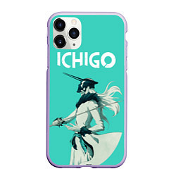 Чехол iPhone 11 Pro матовый Куросаки Ичиго, цвет: 3D-светло-сиреневый